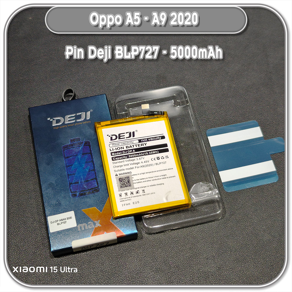 Thay pin cho Oppo A5 - A9 2020, Deji BLP727 5000mAh
