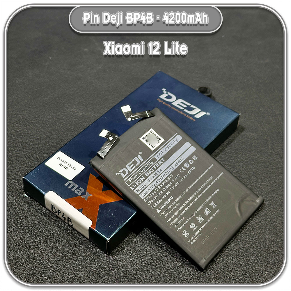 Thay pin Deji cho Xiaomi 12 Lite, BP4B 4200mAh