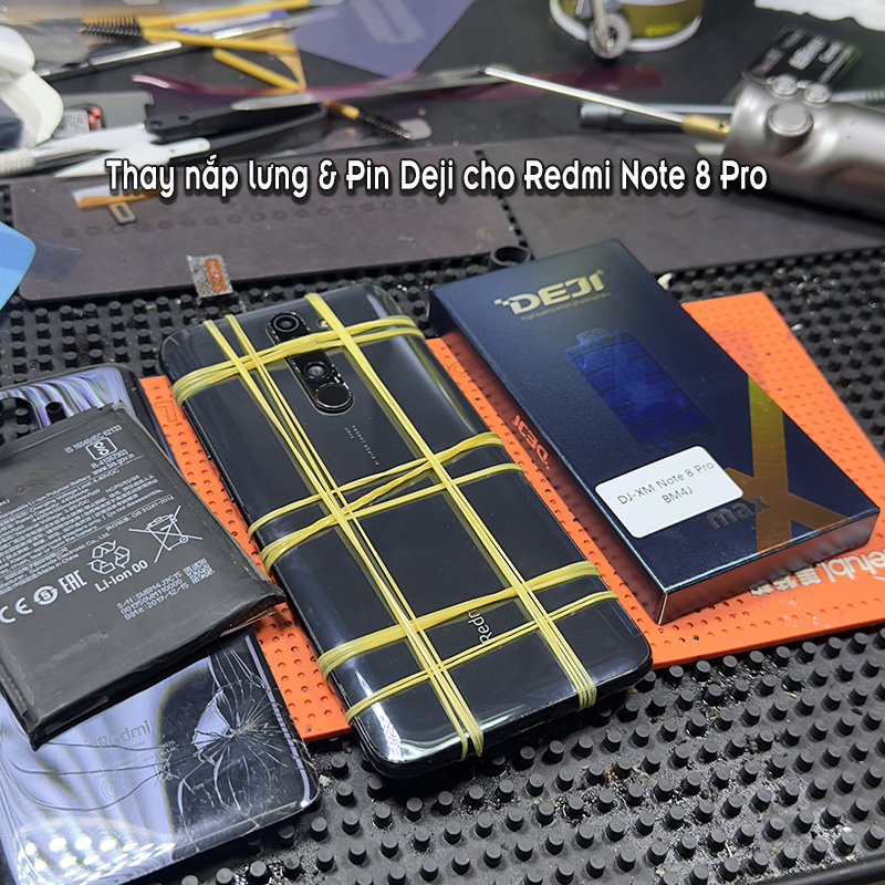 Thay pin Redmi Note 8 Pro, Deji BM4J 4500mAh