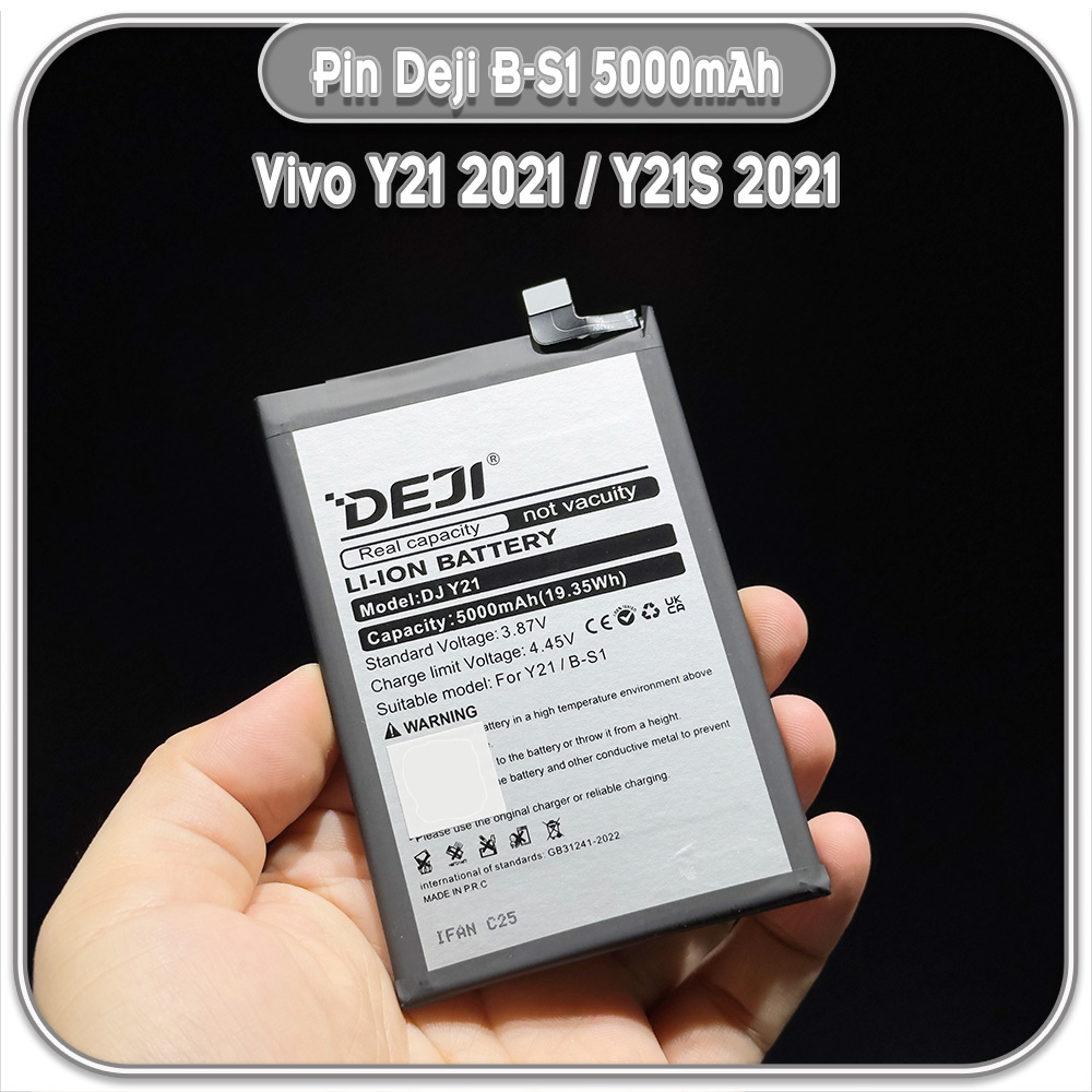 Thay pin cho Vivo Y21 2021 / Y21S 2021, Deji B-S1 5000mAh