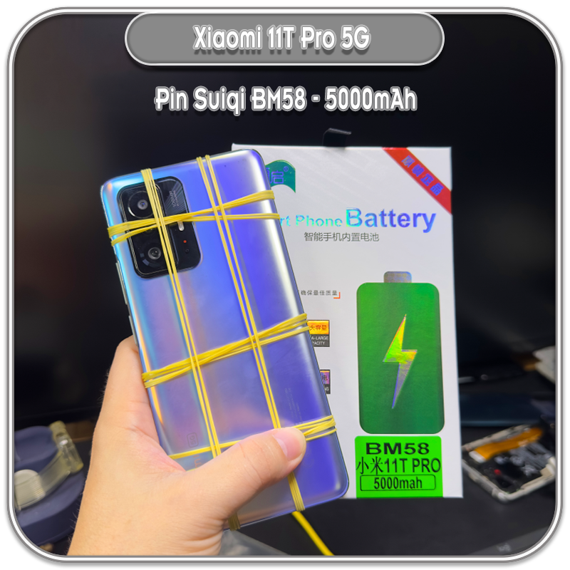 Thay pin cho Xiaomi 11T BM59 - 11T Pro BM58 5000mAh