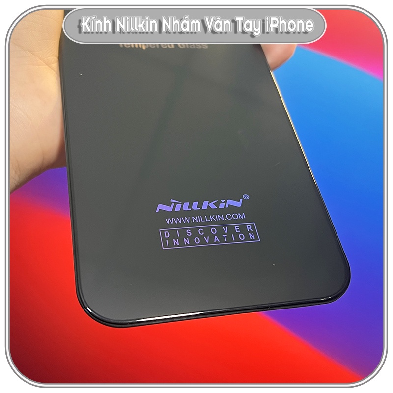 Kính cường lực iPhone 12 - 12 Pro - 12 Pro Max Nillkin Nhám Vân Tay FogMirror