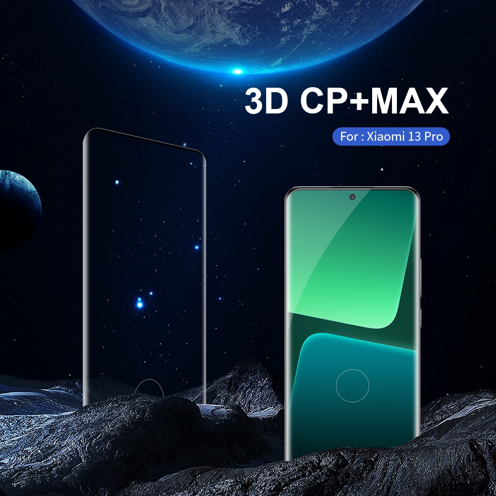 Cường lực cho Xiaomi 12 Pro - 12 Ultra / 13 Pro - 13 Ultra, Nillkin 3D CP+MAX, full viền cong