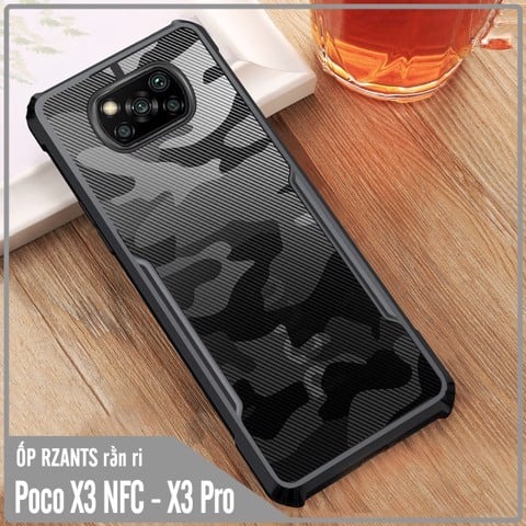 Ốp lưng cho Xiaomi Poco X3 NFC - X3 PRO Rzants rằn ri chống sốc