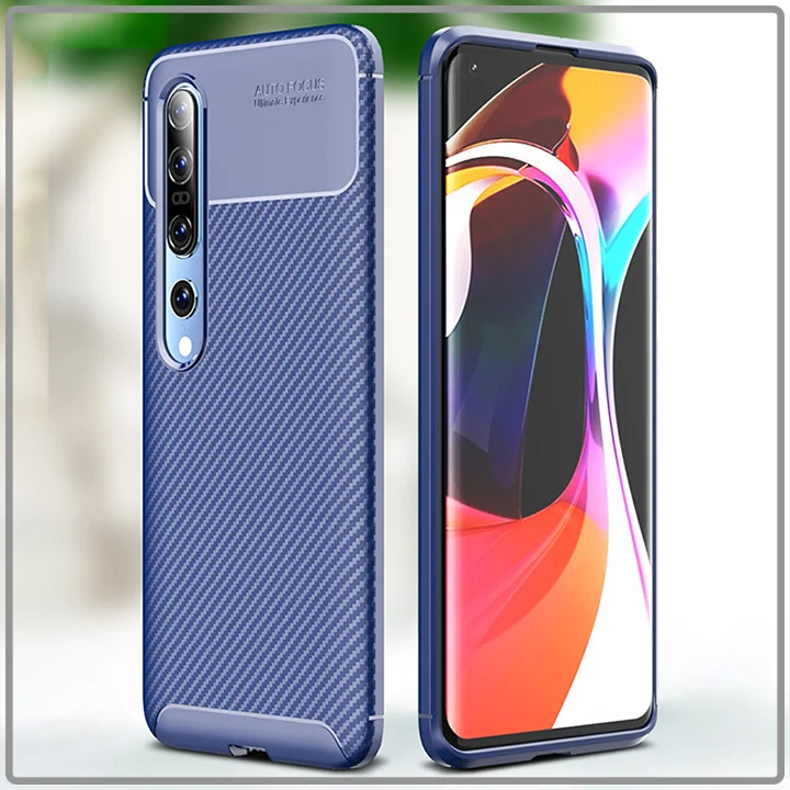 Ốp lưng cho Xiaomi Mi 10 / Mi 10 Pro chống sốc Carbon Auto Focus