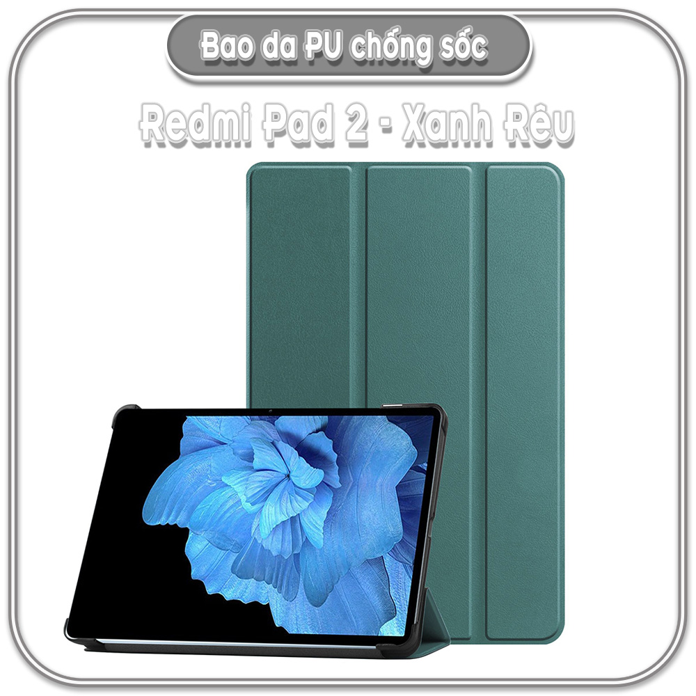 Bao da cho Redmi Pad 2, chống sốc tự động tắt / mở