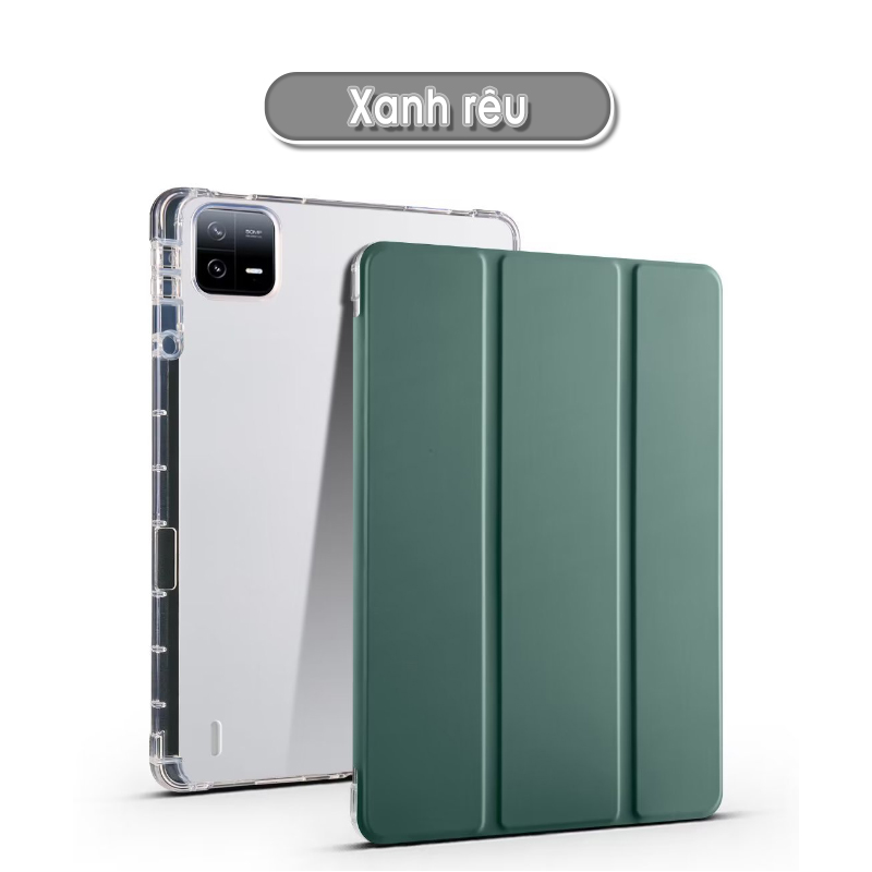 Bao da cho Xiaomi Pad 7 - 7 Pro, lưng TPU dẻo trong chống sốc