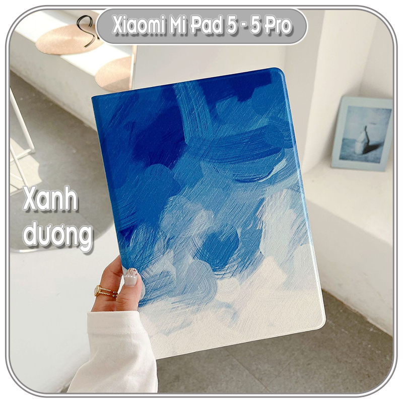 Bao da cho Xiaomi Mi Pad 5 - 5 Pro 11 inch, hoa văn đá hoa cương