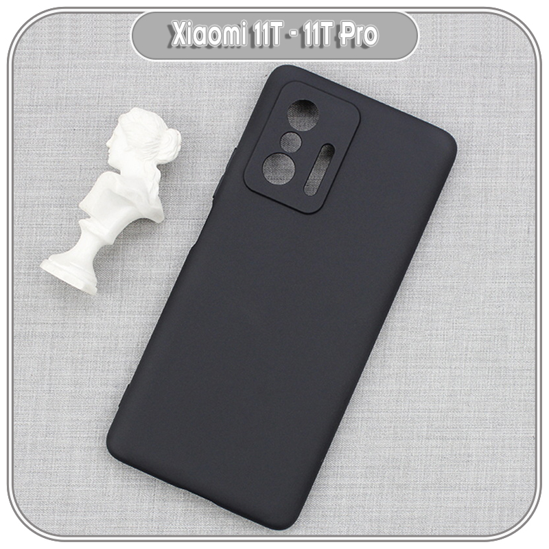 Ốp lưng TPU dẻo đen cho Xiaomi 11T - 11T Pro che Camera