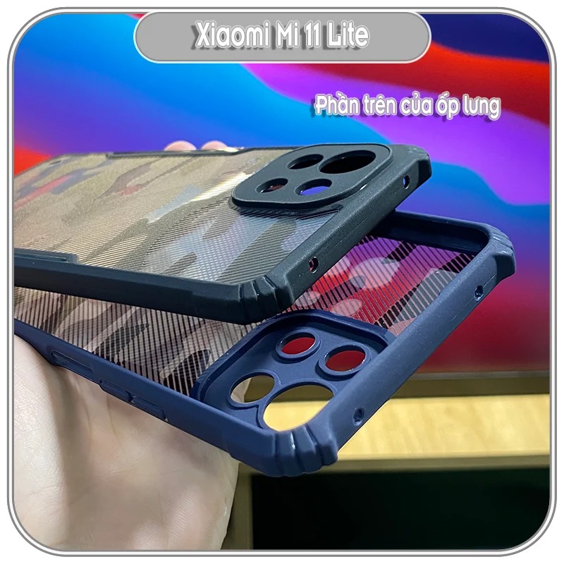 Ốp lưng cho Xiaomi Mi 11 Lite 4G - 5G - NE Rzants rằn ri chống sốc