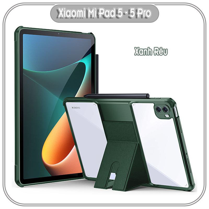 Ốp lưng cho Xiaomi Pad 5 11inch chống sốc 4 gốc giá đỡ trong viền nhựa dẻo XunDD V2