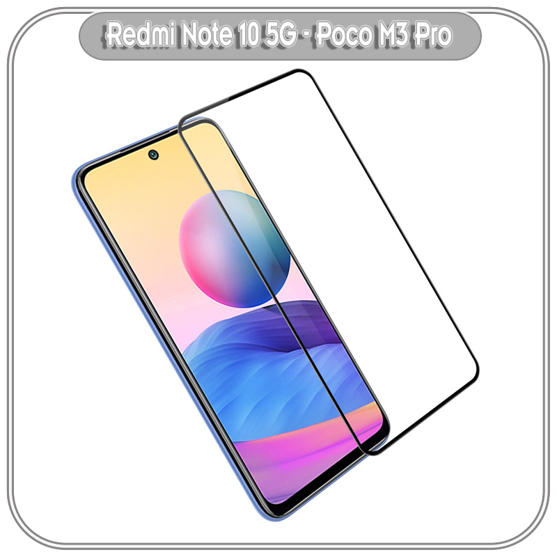 Kính cường lực Nillkin CP+ PRO cho Xiaomi Poco M3 Pro - Redmi Note 10 5G FULL viền đen