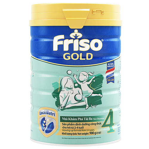 Combo 5 lon sữa Friso Gold số 4 900g (2-4 tuổi)