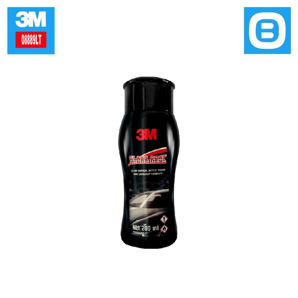 3M 08889LT Glass Coat windshield, Dung dịch chống bám nước kính xe, 200ml