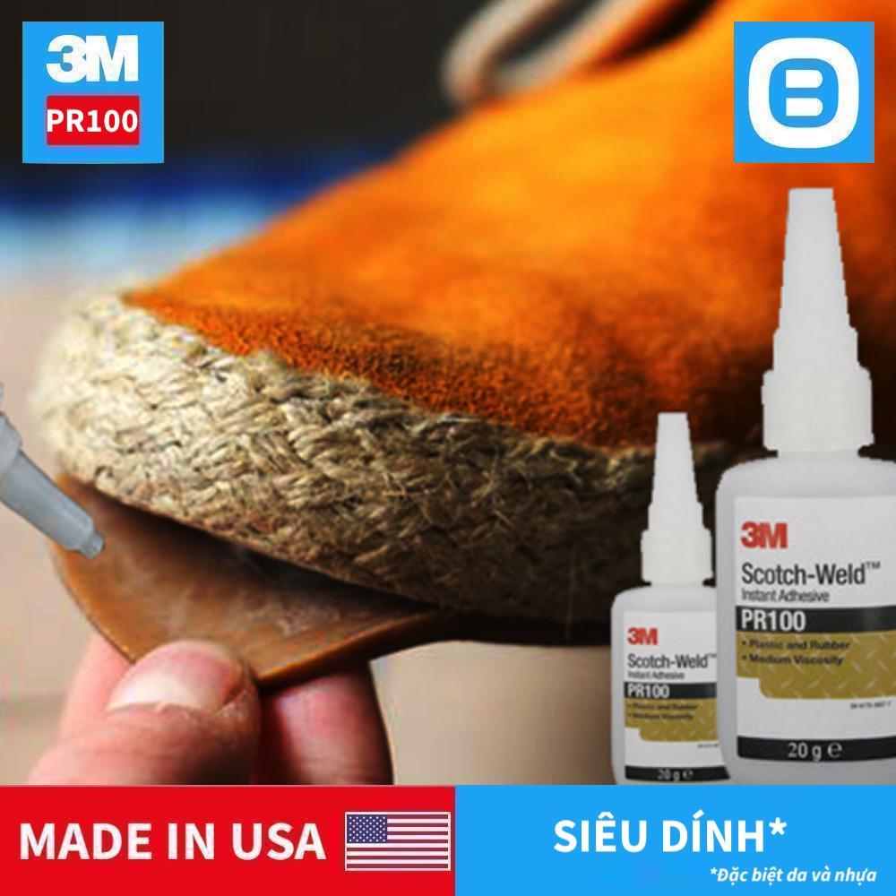 3M Scotch-Weld PR100, Keo dán siêu dính nhựa cao su đa năng, 20ml