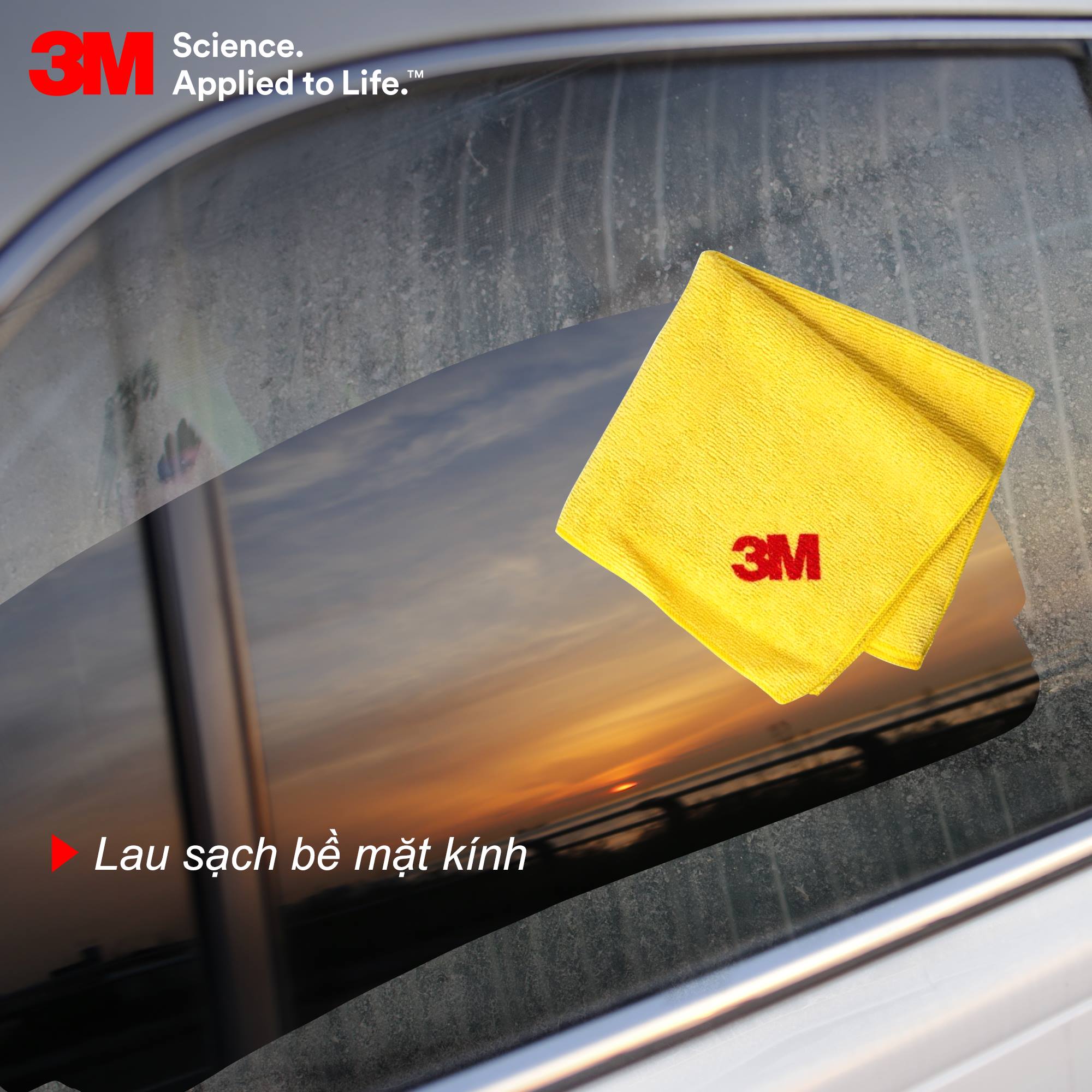 3M 50400 VL Microfiber Detail Cloth, Khăn lau xe hơi chuyên dụng 32 x 36cm