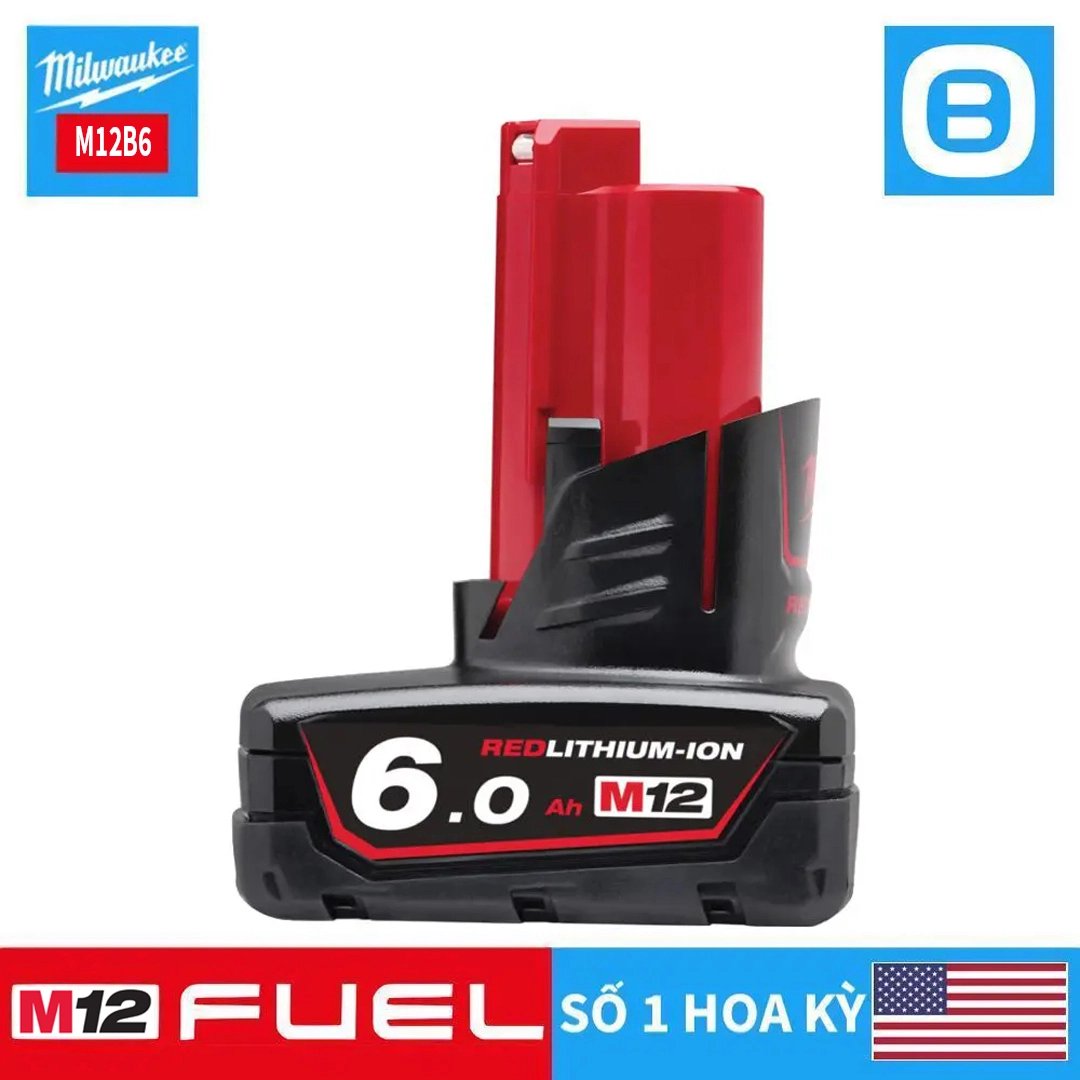 Milwaukee, Combo 1 Nhuộm sắc xuân sang combo hot ngập tràn - 1 Máy vít cầm tay M12 FID2, 1 Sạc C12C, 1 Pin M12B6