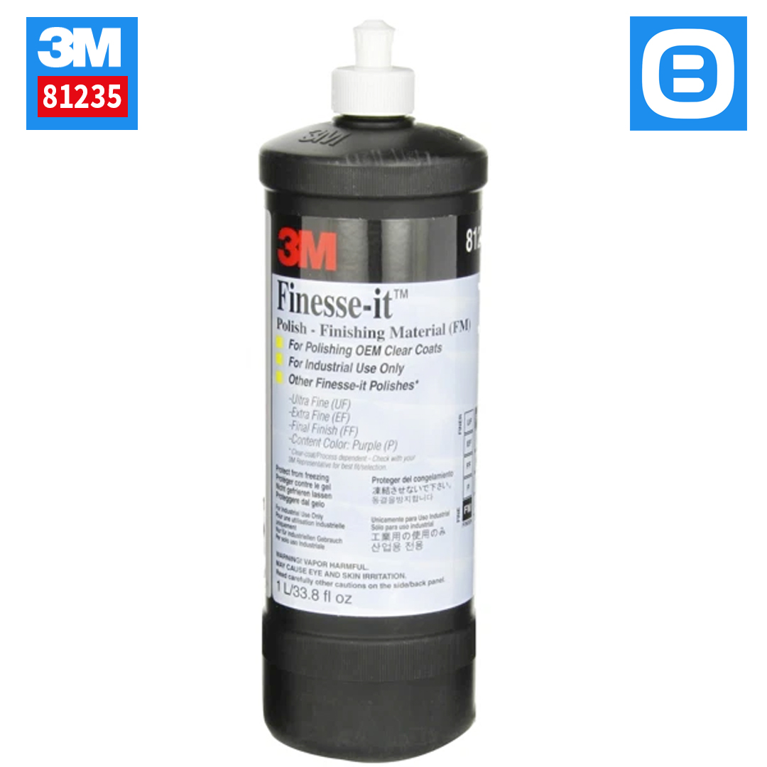 3M 81235 Polish Finishing Material, Chất Đánh Bóng Sơn & Nhựa, Composite, 1 lít