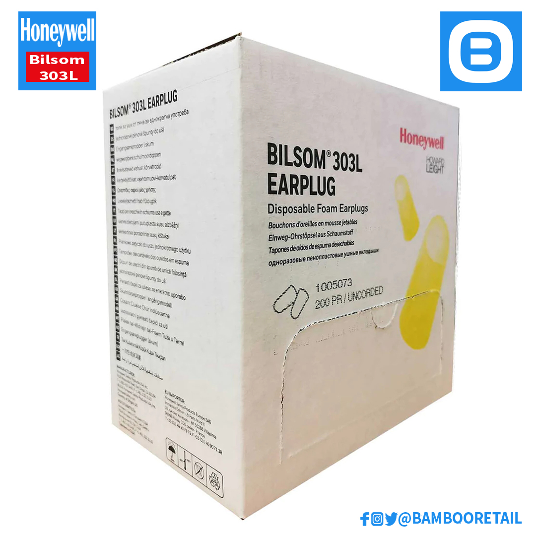 Howard Leight by Honeywell Bilsom 303L Airplug, Nút tai dùng một lần, 33dB, Trắng vàng, 1005073