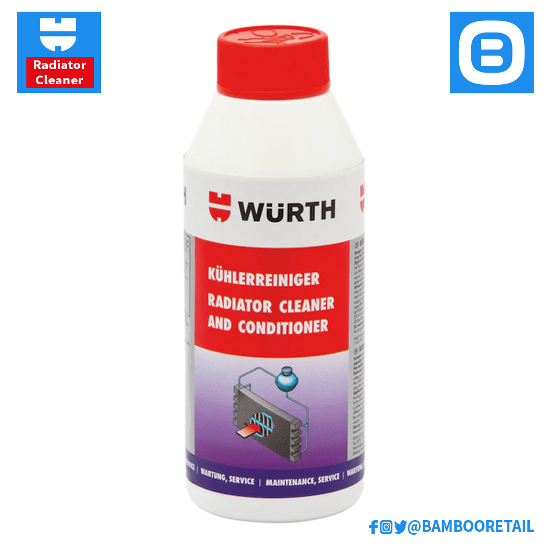 Wurth Radiator Cleaner, Chất súc rửa hệ thống giải nhiệt, 250ml, 5861510250
