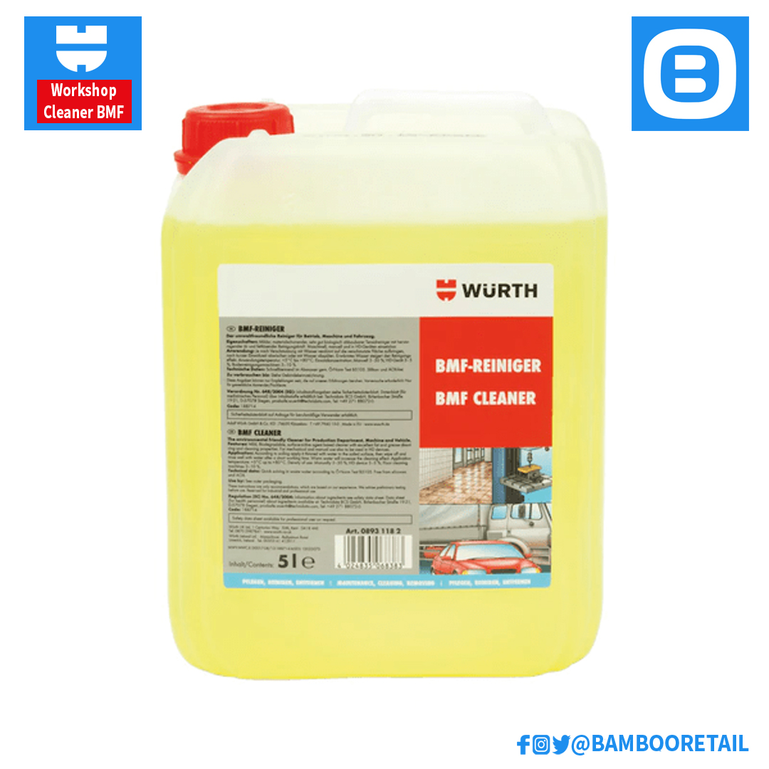 Wurth Workshop Cleaner BMF, Chất tẩy rửa đa năng BMF, 5l, 08931182