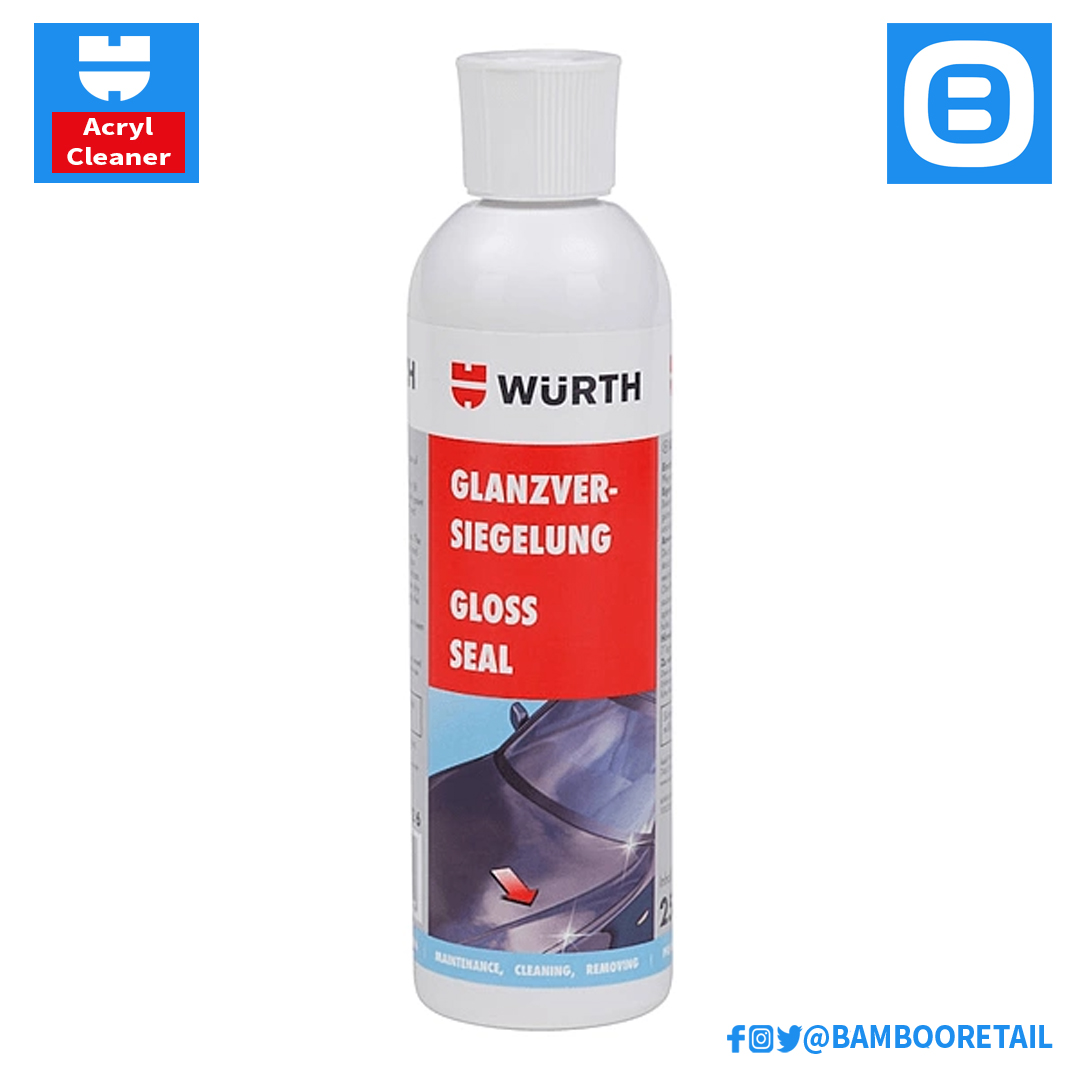 Wurth Acryl Cleaner, Chất phủ bóng bảo vệ sơn, 250ml, 08930126