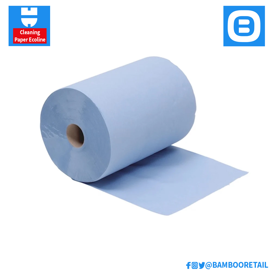 Wurth Cleaning Paper Ecoline, Giấy lau chuyên dụng, 2 lớp, 38cm, Màu xanh dương, 0899800773