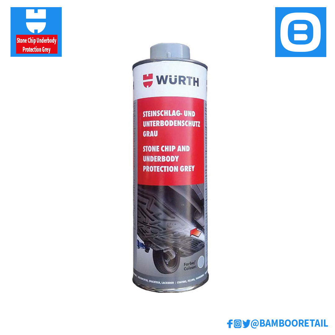 Wurth Stone Chip And Underbody Protection Grey, Sơn phủ gầm UBS chống đá văng, Màu xám, 1l, 0892075300