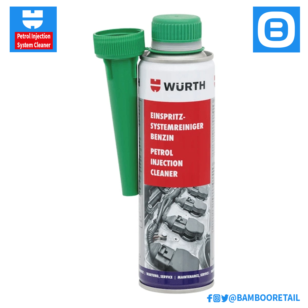 Wurth Petrol Injection System Cleaner, Phụ gia súc béc xăng, 300ml, 5861111303