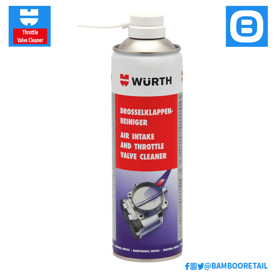 Wurth Throttle Valve Cleaner, Chất vệ sinh họng ga HP, 500ml, 5861113500