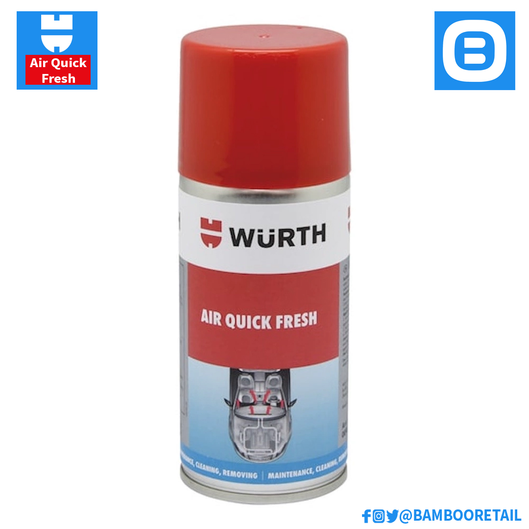 Wurth Air Quick Fresh, Chất khử mùi nội thất, 150ml, 0893764158