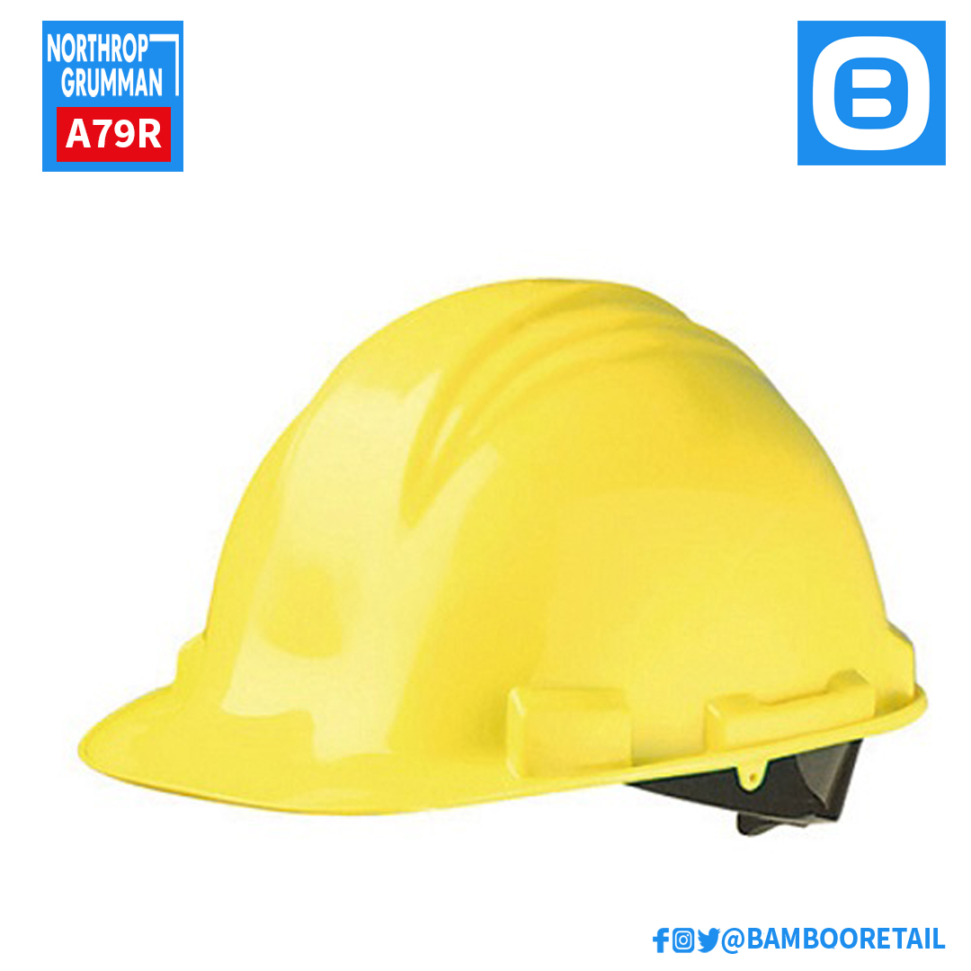 North A79R, Mũ bảo hộ lao động, ANSI Z89.1, HDPE, Giảm chấn 4 điểm, Cách điện, Màu vàng