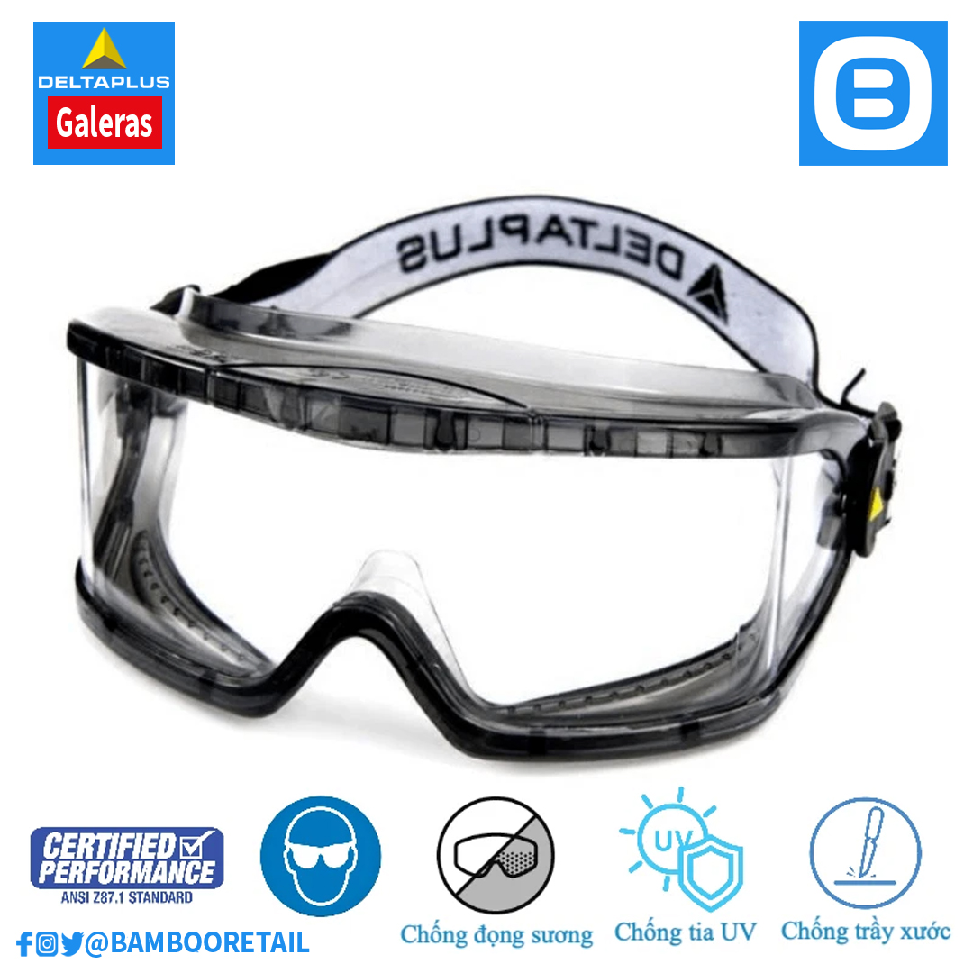 Kính chống hóa chất Deltaplus Galeras