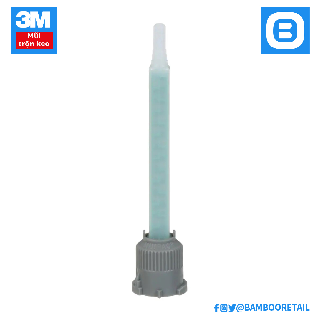 3M Scotch-Weld 9177, EPX Mixing Nozzles, Mũi trộn keo hai thành phần, Vuông, Màu xanh lá, 62915491484