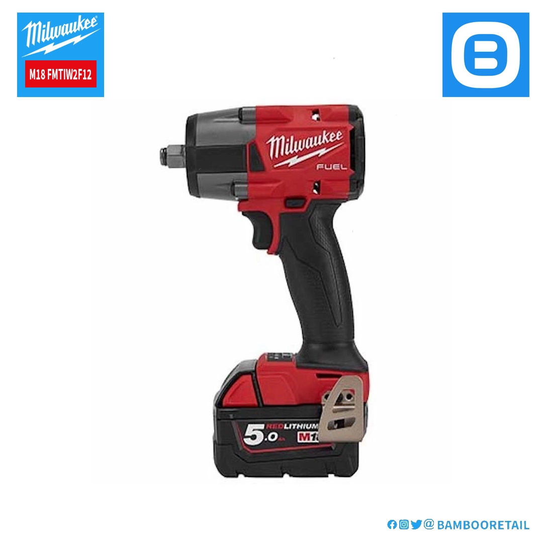 Milwaukee, Red Combo Tháng 8, 1 Máy siết bu lông M18 FMTIW2F12, 1 Sạc pin M12-18C, 1 Pin M18B5