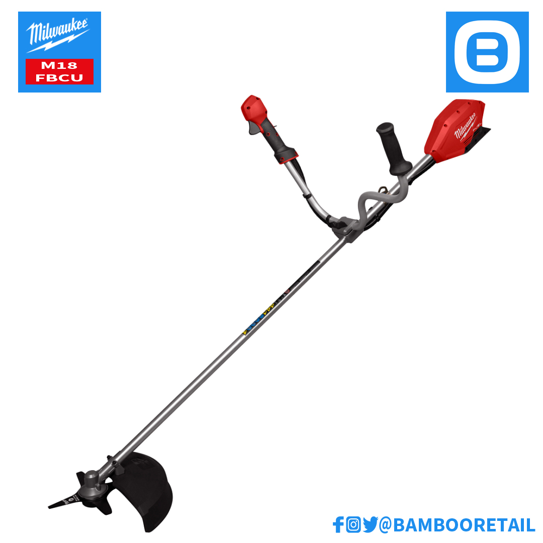 Milwaukee M18 FBCU, Máy cắt cỏ tay cầm xe đạp, 18V, Màu đỏ đen