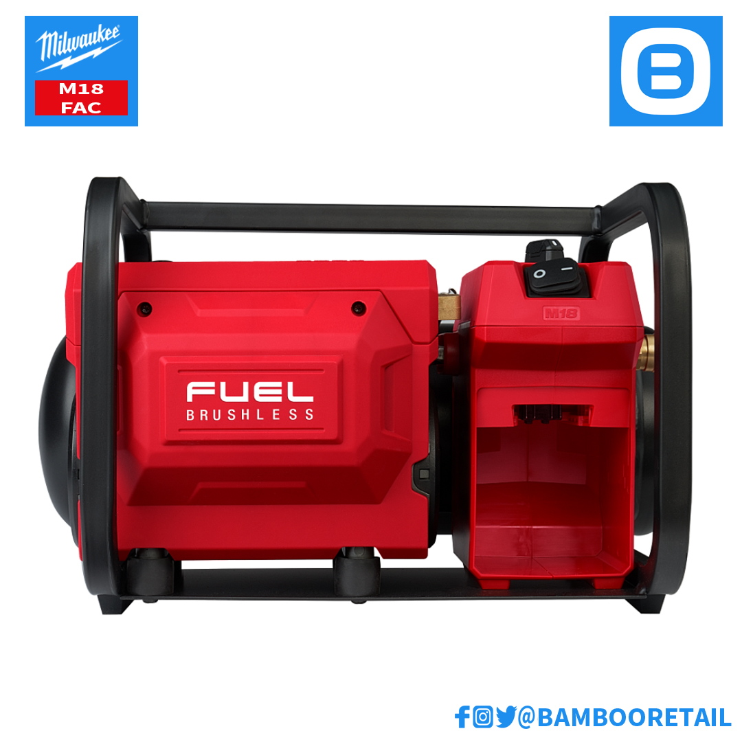 Milwaukee M18 FAC, Máy nén khí, 18V, Màu đỏ đen