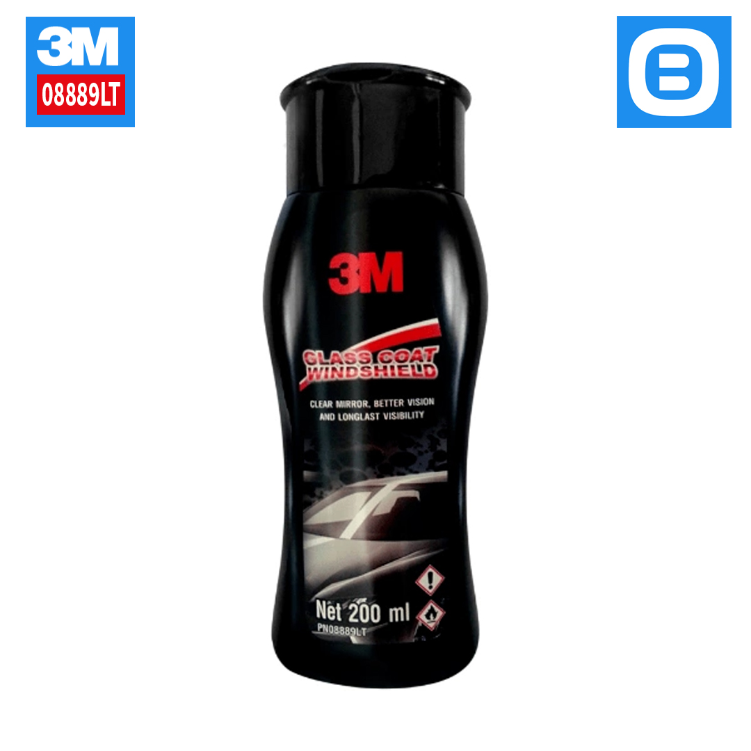3M 08889LT Glass Coat windshield, Dung dịch chống bám nước kính xe, 200ml