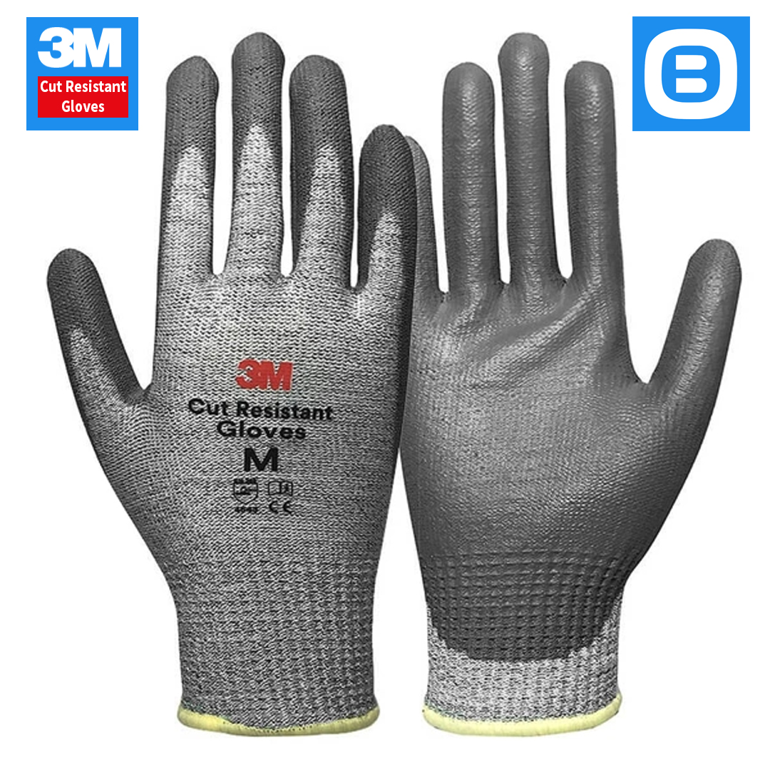 3M Cut Resistant Gloves, Găng tay chống cắt cấp độ 1 3 5, Size M L XL