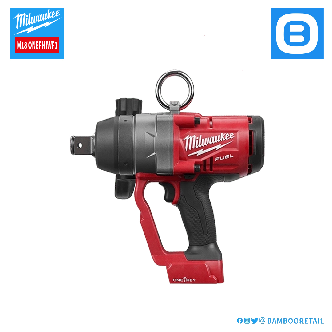 Milwaukee M18 ONEFHIWF1, Máy siết bu lông, 18V, 2033 Nm, 1 inch, M42, Màu đỏ đen, 18315002