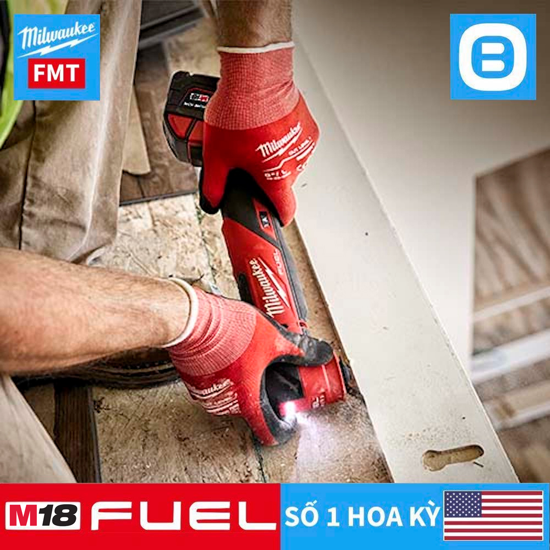 Milwaukee M18 FMT, Máy cắt đa năng, 18V, Màu đỏ đen, 18517009