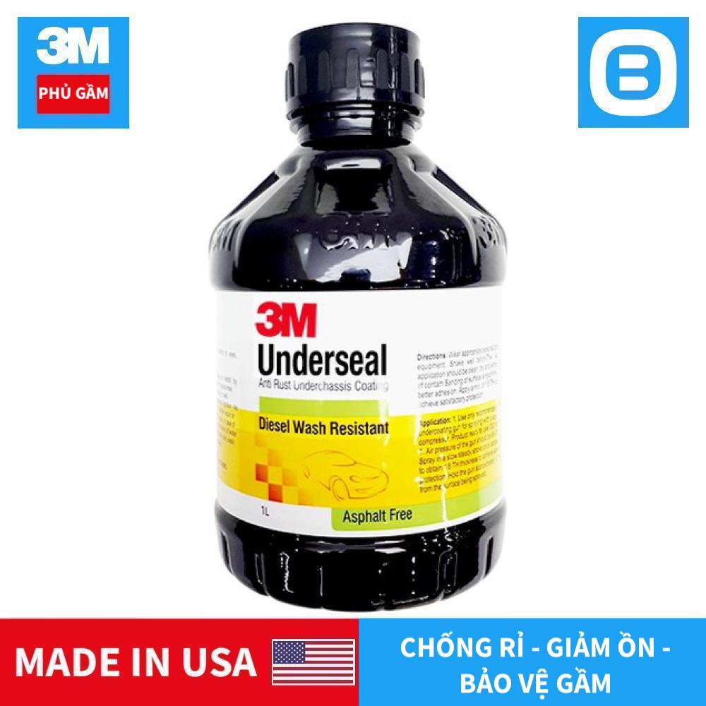 3M Underseal, Dung dịch phủ gầm gốc polymer, 1kg