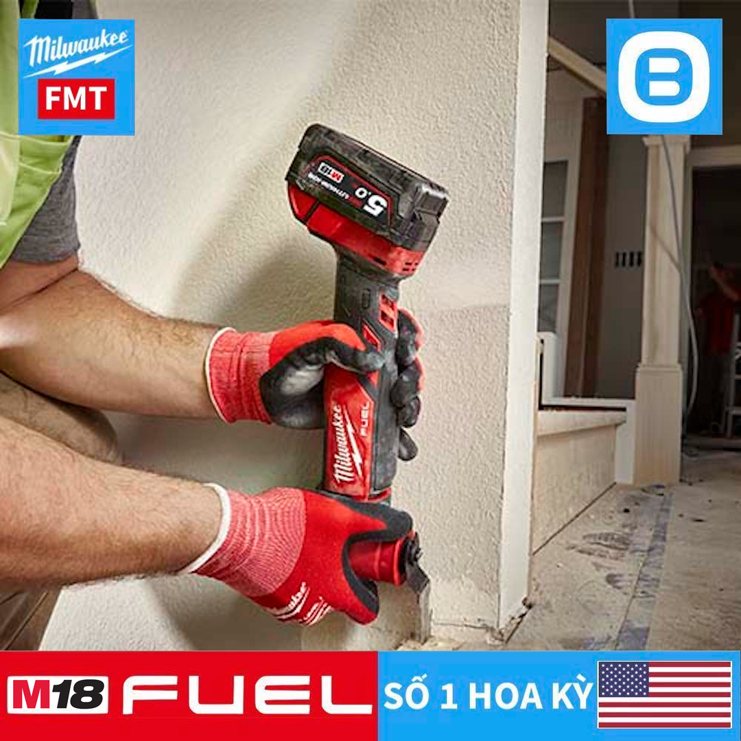 Milwaukee M18 FMT, Máy cắt đa năng, 18V, Màu đỏ đen, 18517009