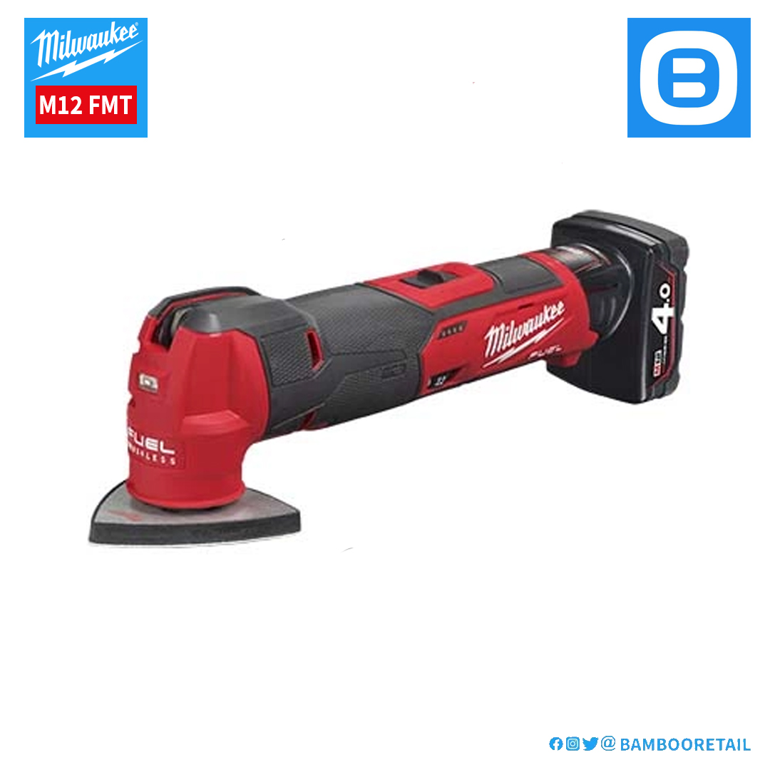 Milwaukee M12 FMT, Máy cắt đa năng, 12V, Màu đỏ đen, 18401008