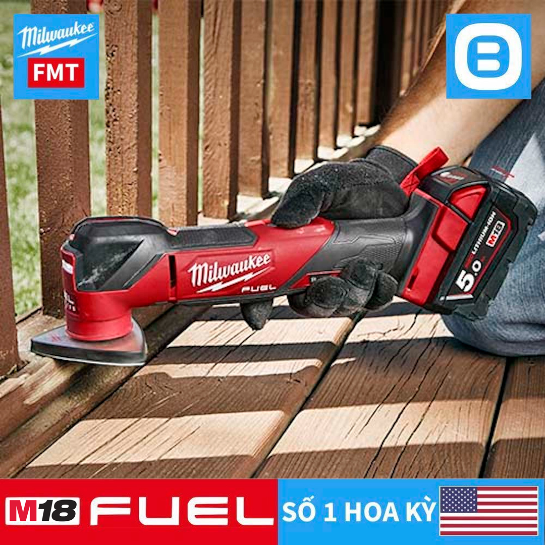 Milwaukee M18 FMT, Máy cắt đa năng, 18V, Màu đỏ đen, 18517009