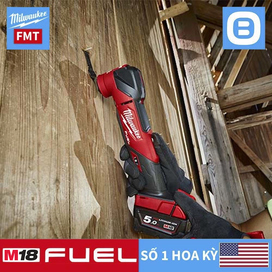 Milwaukee M18 FMT, Máy cắt đa năng, 18V, Màu đỏ đen, 18517009