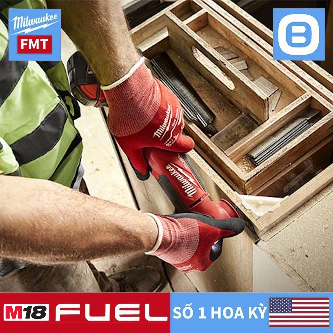 Milwaukee M18 FMT, Máy cắt đa năng, 18V, Màu đỏ đen, 18517009