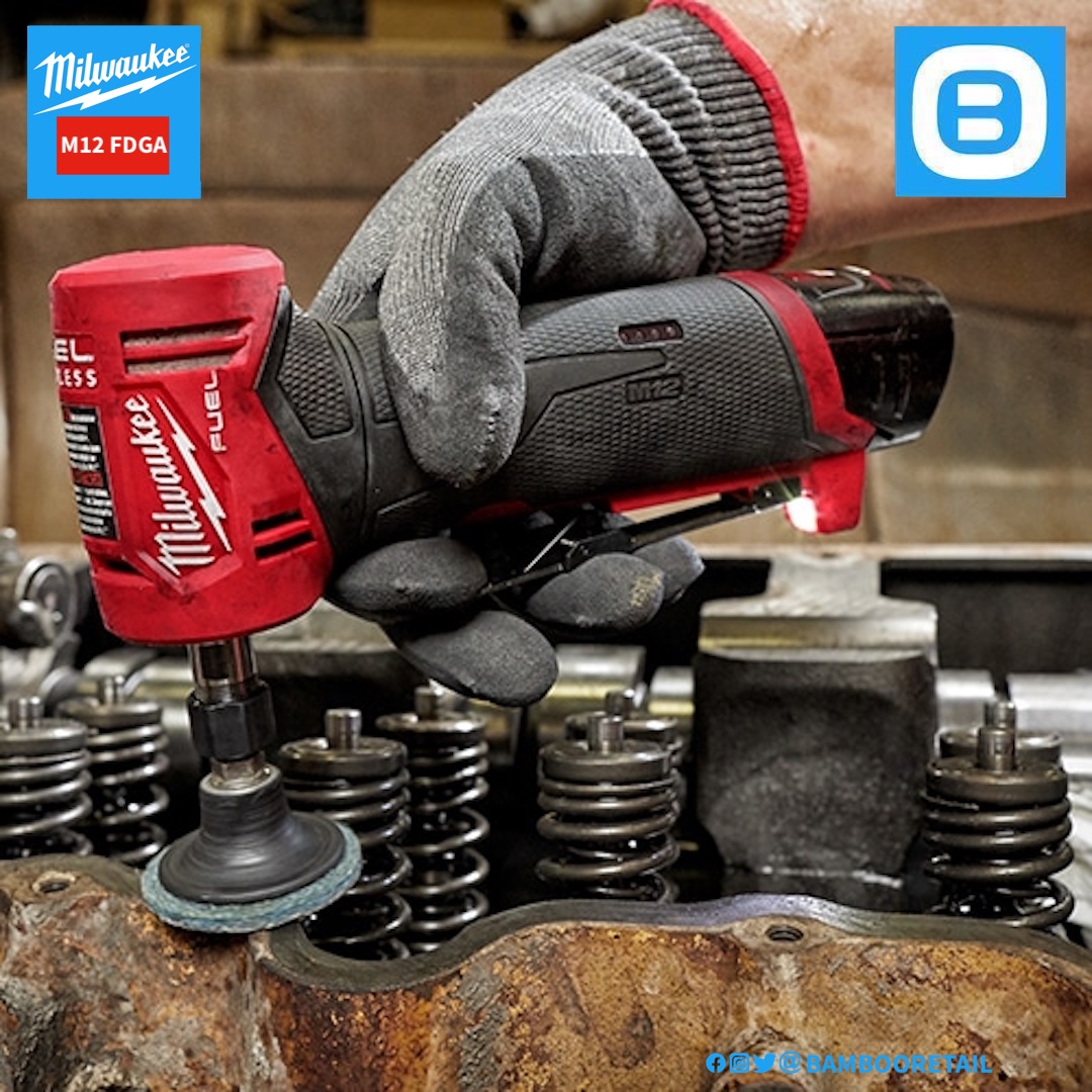 Milwaukee M12 FDGA, Máy mài khuôn góc, 12V, Màu đỏ đen, 18394009