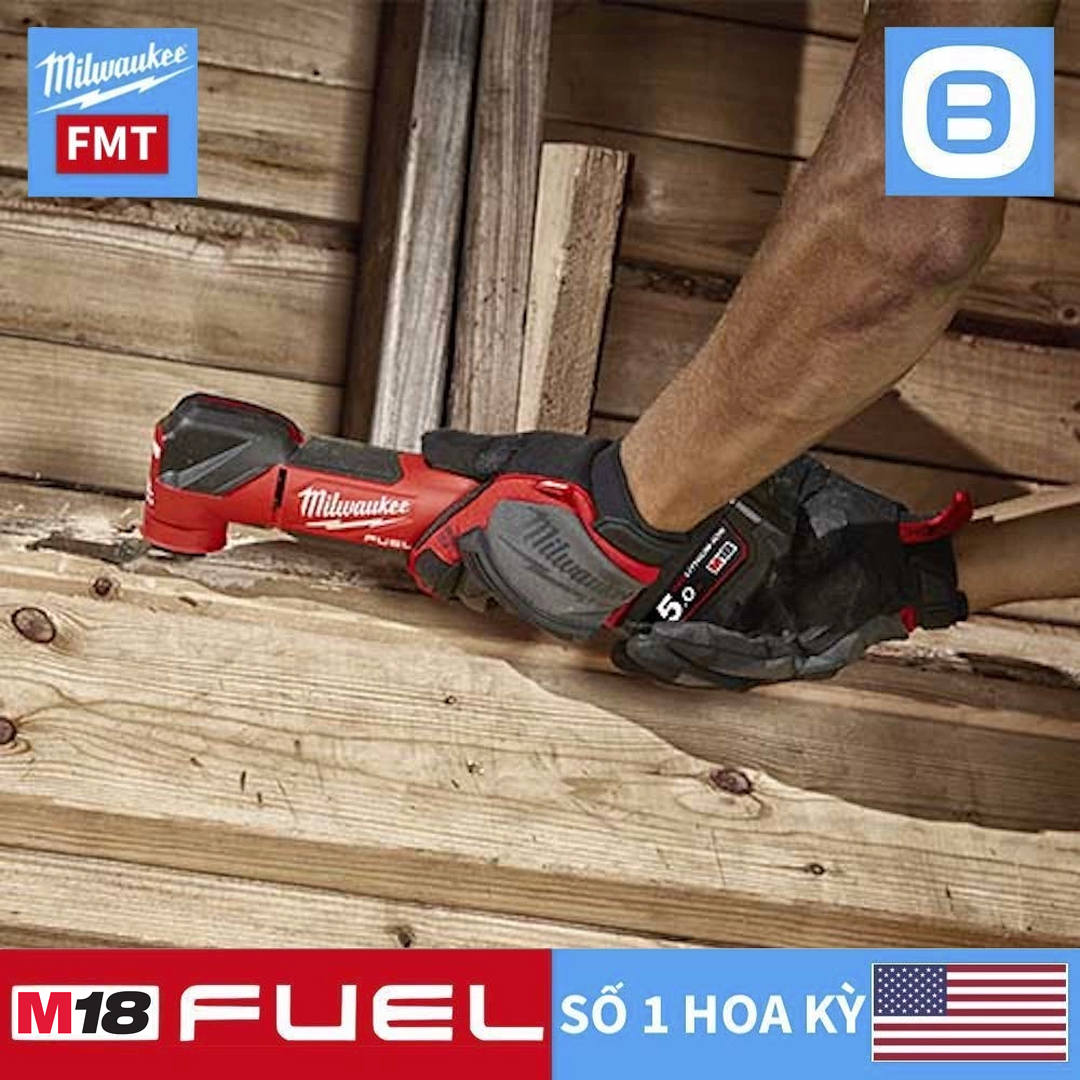 Milwaukee M18 FMT, Máy cắt đa năng, 18V, Màu đỏ đen, 18517009