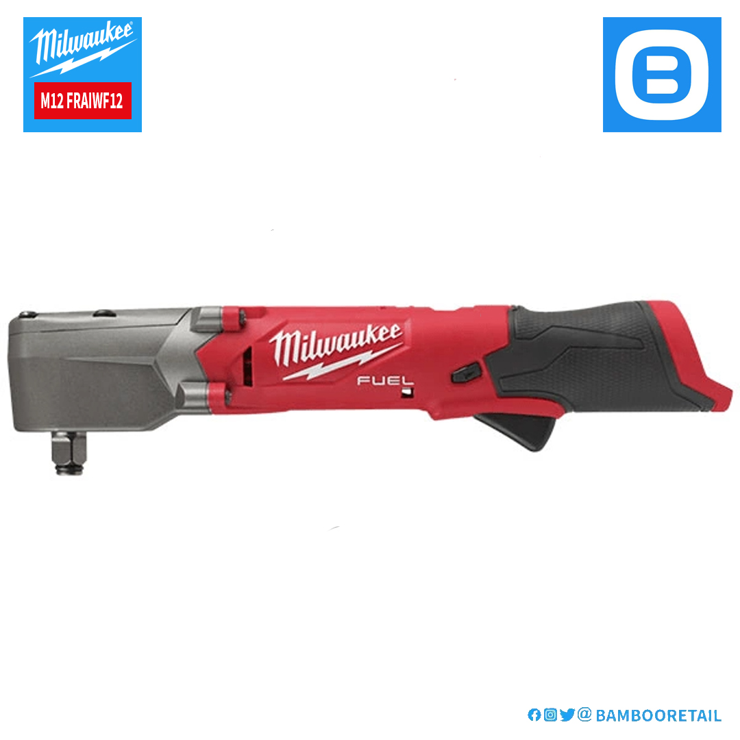 Milwaukee M12 FRAIWF12, Máy siết bu lông góc, 12V, 300 Nm, 1/2 inch, M16, Màu đỏ đen, 18423015